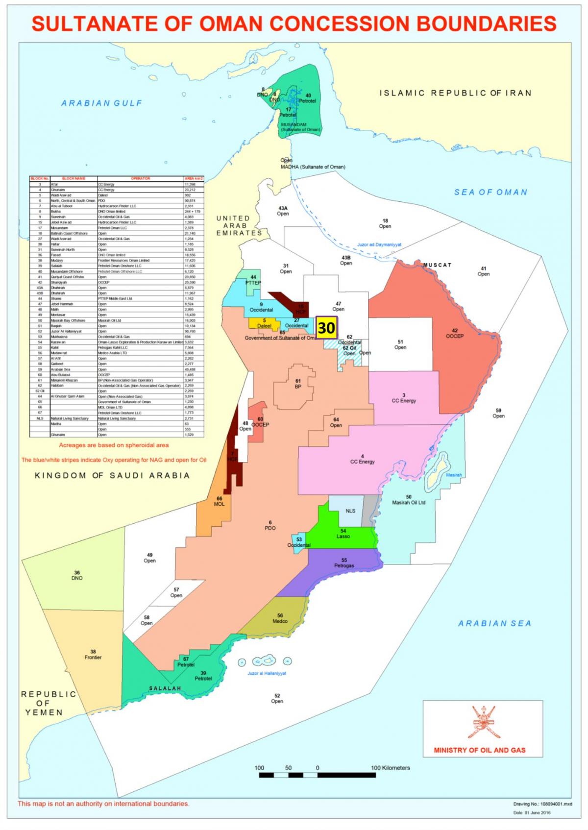 carte de lekhwair Oman