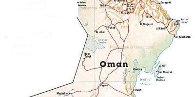 Oman, pays la carte